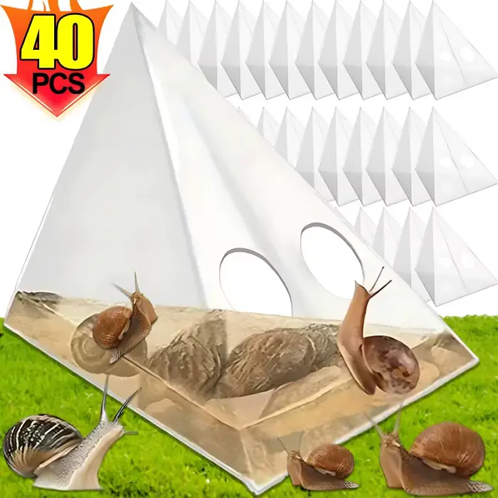 40/1 pièces escargots de jardin limaces pièges contrôleurs d'escargot Cages piège à insectes ménage 