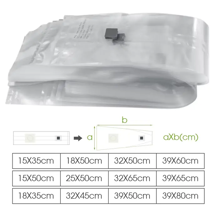 Sac de ponte humide arabisé en PP 6 mil avec port d'injection d'auto-guérison, patch filtrant de 0,2