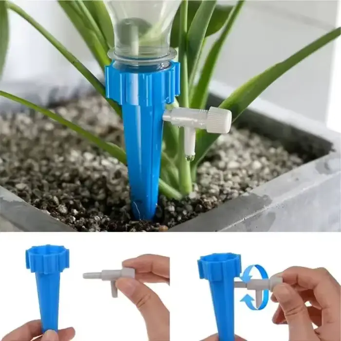 Système d'irrigation goutte-à-goutte automatique, pointe d'arrosage automatique pour plantes à fleur