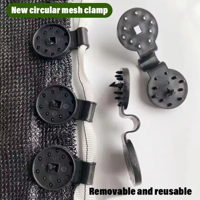20/50/100 Pcs Clips de fixation en plastique pour auvents, pare-soleil, filets de camping, clôtures 