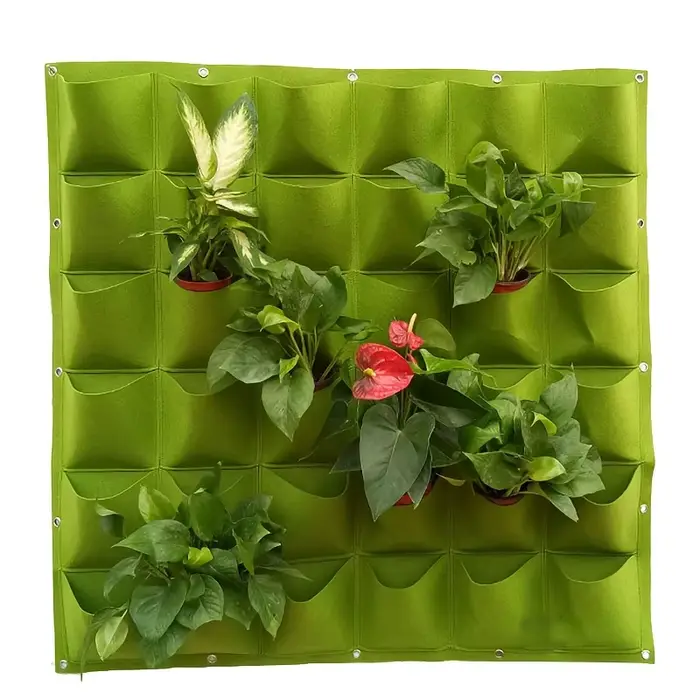 Sacs de plantation en feutre à 12-72 poches pour légumes, fruits et fleurs – Sacs de culture vertica