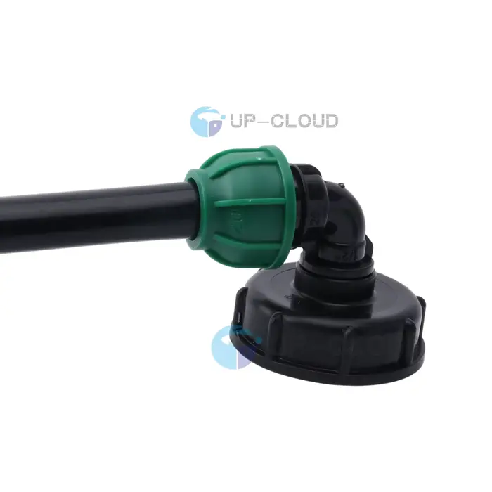 Raccords de réservoir IBC S60 réservoir IBC à adaptateur de tuyau PE 20/25/32mm connecteur rapide d'