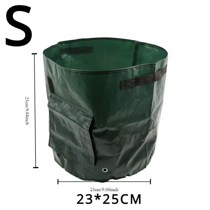 Sac de culture de plantes de jardin en PE, sacs de culture de légumes, pot de culture bricolage, pot