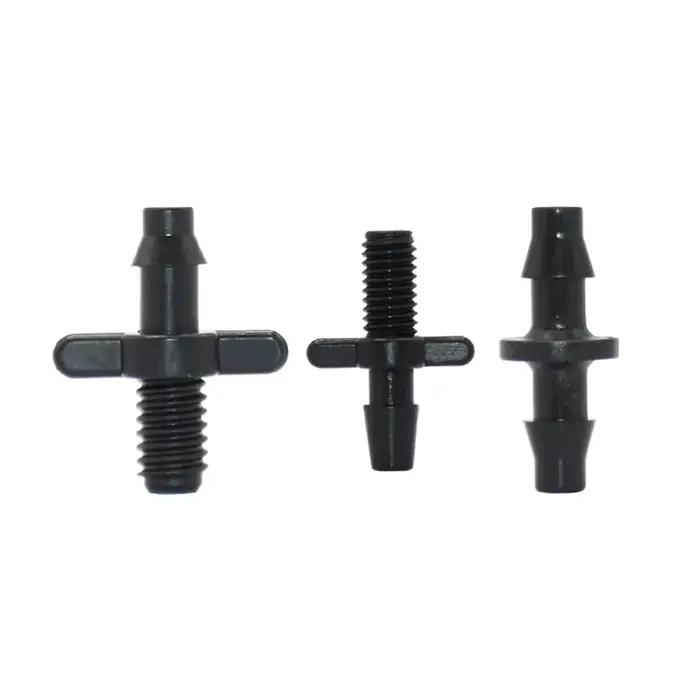 Connecteur de filetage mâle 6mm, 30 à 1000 pièces, 1/8 1/4 pouces, raccords de tuyau d'irrigation Mi