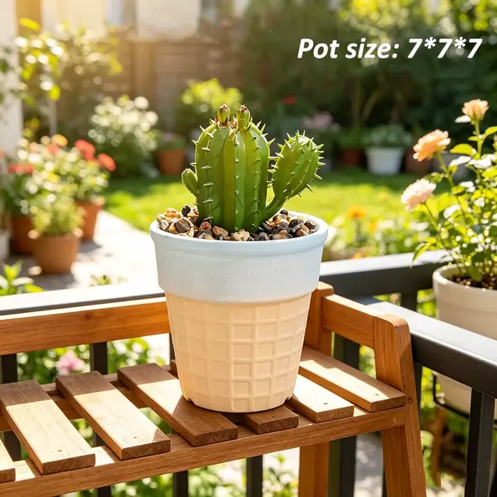 Pot à fleurs en céramique style nordique mignon