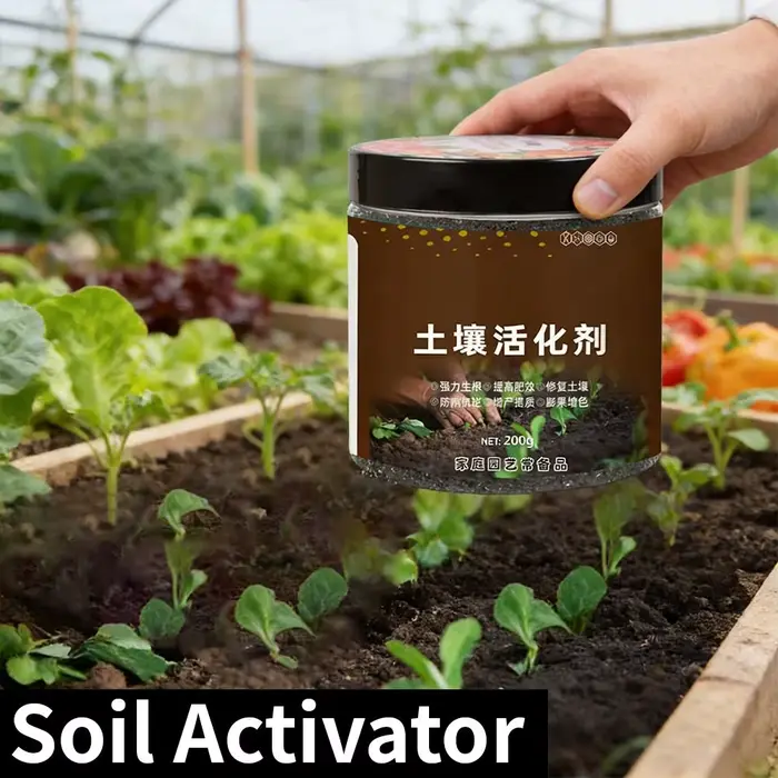 Activateur de sol, agent pour plantes en pot, agent de desserrage du sol, conditionneur, engrais, ag