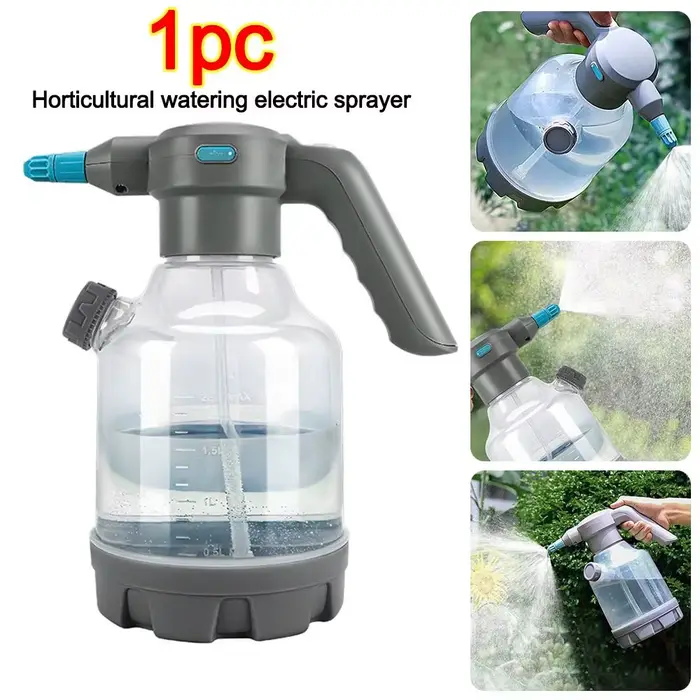 Nouveau Arrosoir électrique 3L, buse réglable Rechargeable, pulvérisateur de jardinage, poignée anti