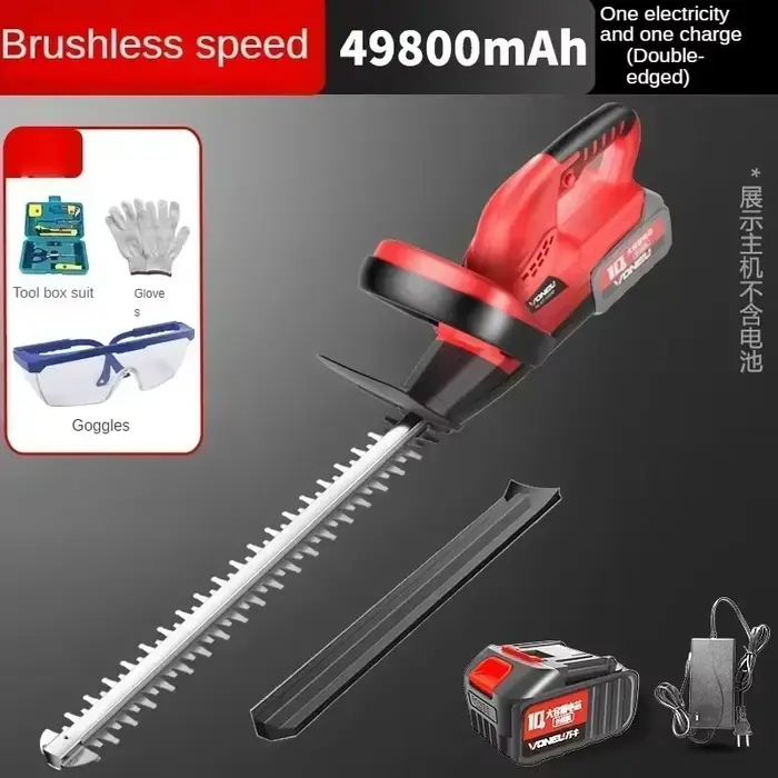 Taille-haie électrique professionnel-cisailles de taille à batterie au Lithium sans fil pour jardin 