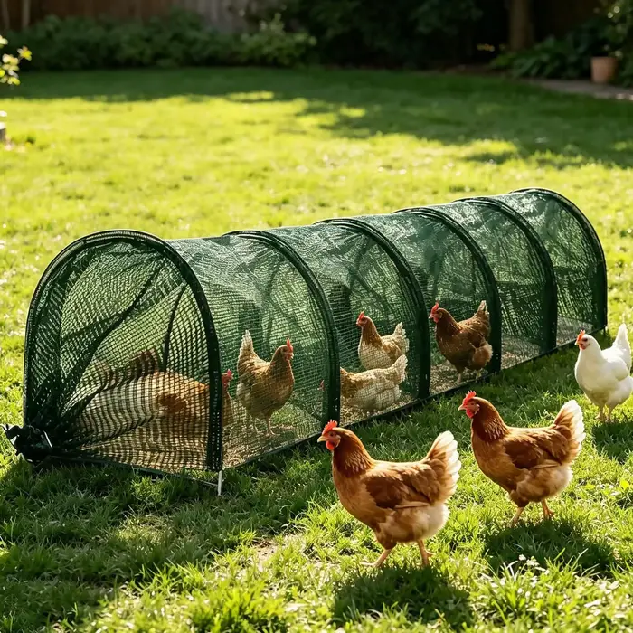 Kit de 1 tunnel de jardin pliable en métal durable de 3 mètres avec protection UV pour fermes et jardins