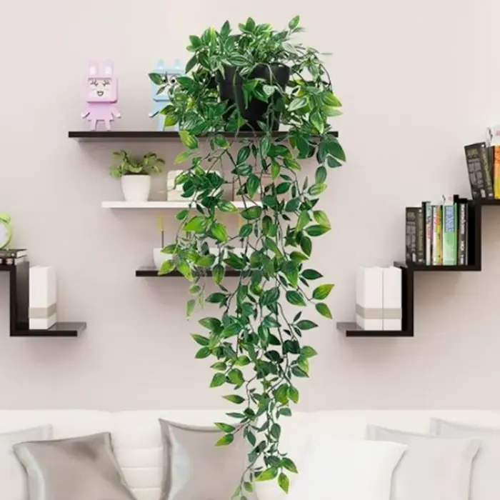 Plante de Lierre Artificielle en Plastique avec Pots
