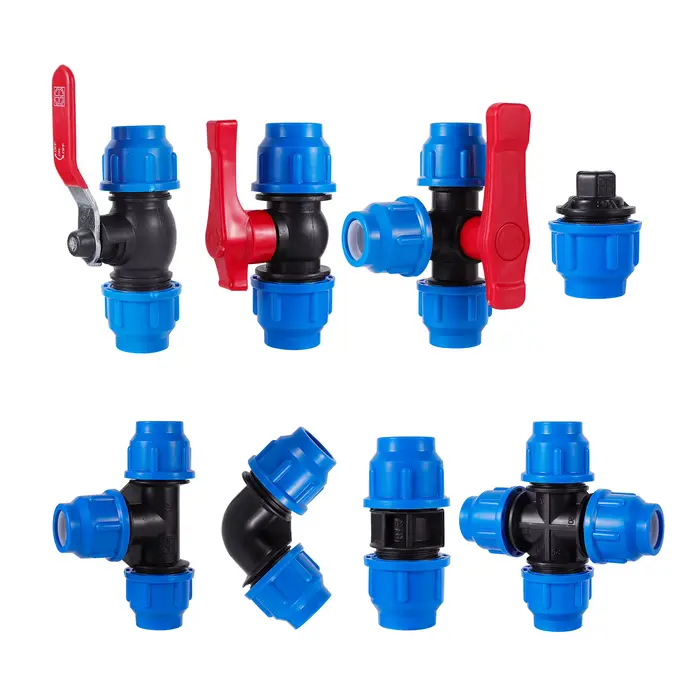 Séparateur d'eau du robinet en PVC PE, 20/25/32/40/50mm, connecteur de Valve rapide en plastique, ra
