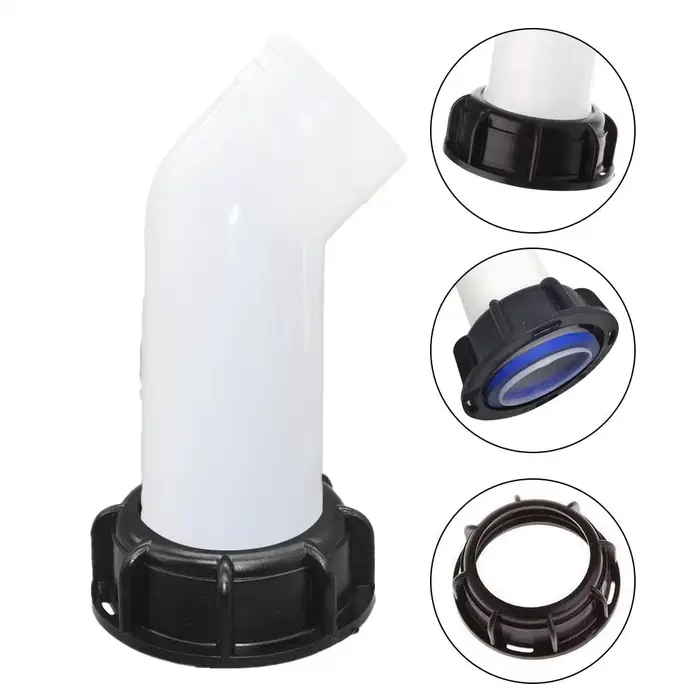 Adaptateur de réservoir IBC, Extension de bec de vidange, filetage de tuyau, buse de réservoir d'eau