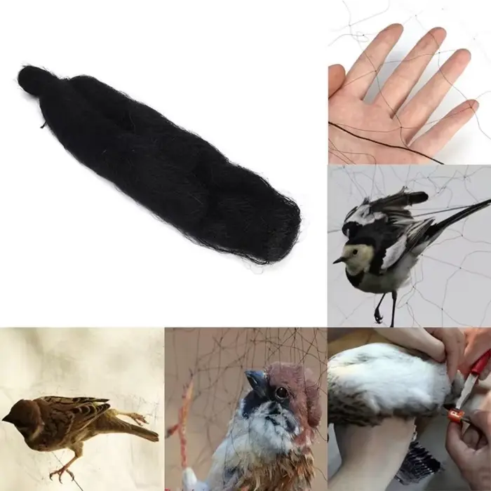 Filet anti-oiseaux en plastique de 6 à 30 m, filet de protection contre les oiseaux, pièges pour les