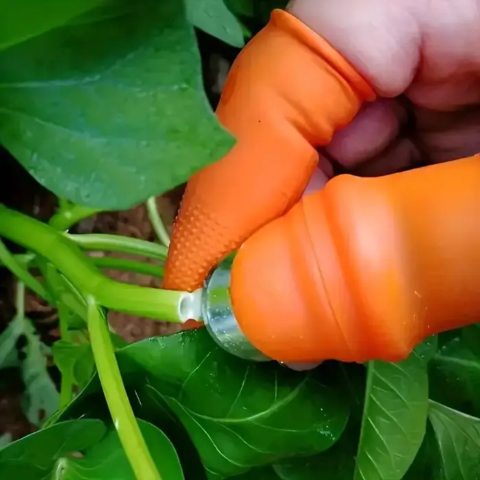 Couteau à pouce de jardin en Silicone, confortable pour hommes et femmes, Protection des doigts en p