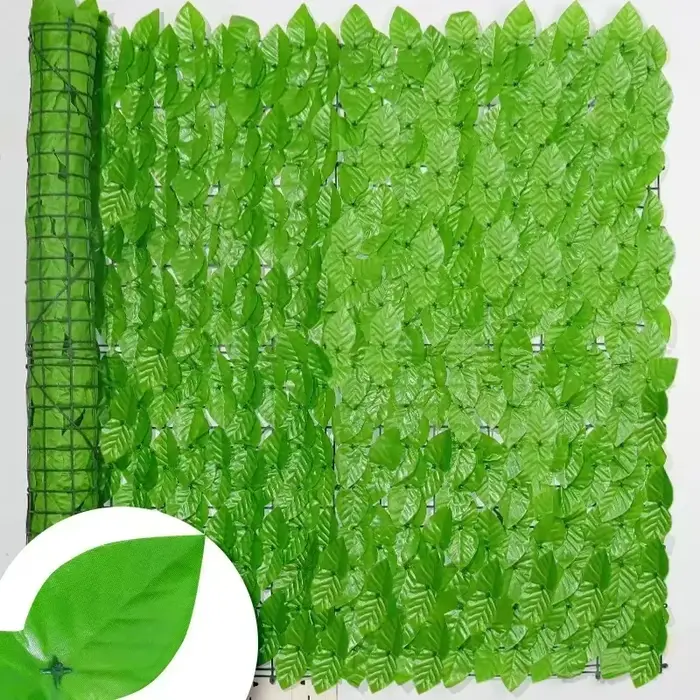 Clôture en fausses feuilles de lierre, 300x50cm, panneau de haies artificielles, écran de clôture de