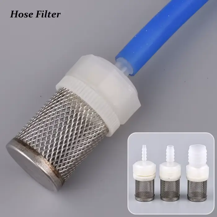 Filtre de tuyau 1/2 ''4 ~ 20mm, lave-auto, filtre d'irrigation de jardin, Aquarium, pompe à eau, fil