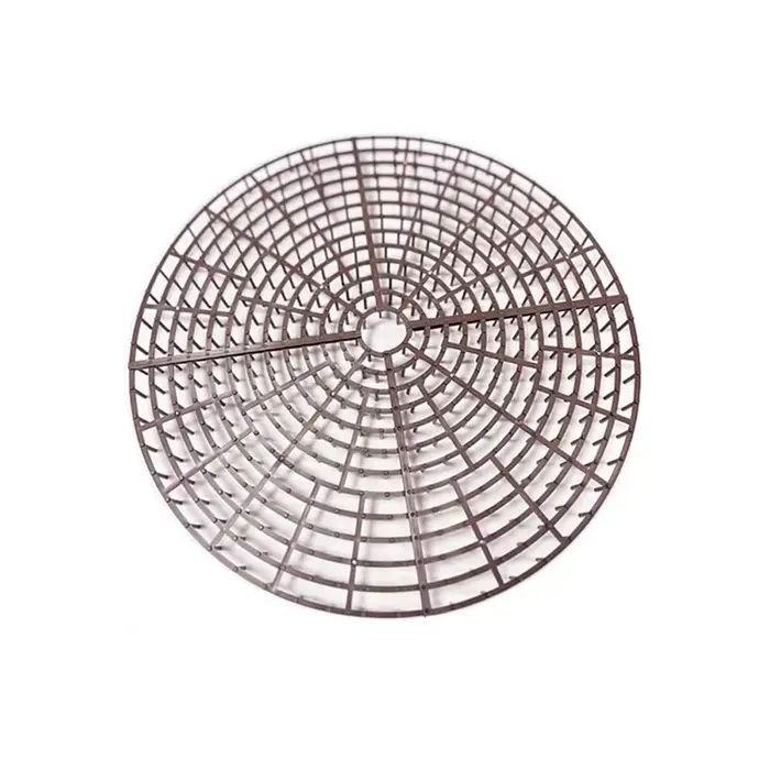 Grille de protection respirante en maille pour pot de plantes, avec découpes à pointes, pour la prot