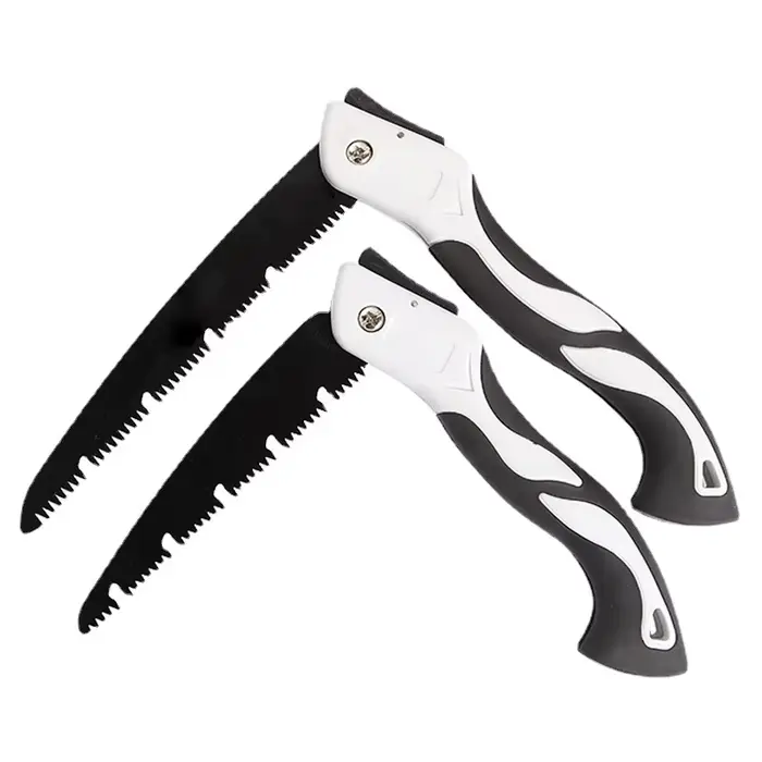 Secateurs de scie portables de jardinage, scie à main pliante pour le jardin, poignée de sécateur mu