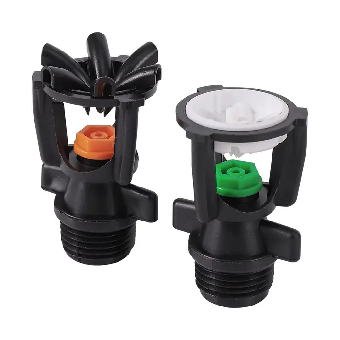Arroseurs rotatifs à filetage mâle 1/2 ", arroseur d'eau d'irrigation pour pelouse 360 °   Système d