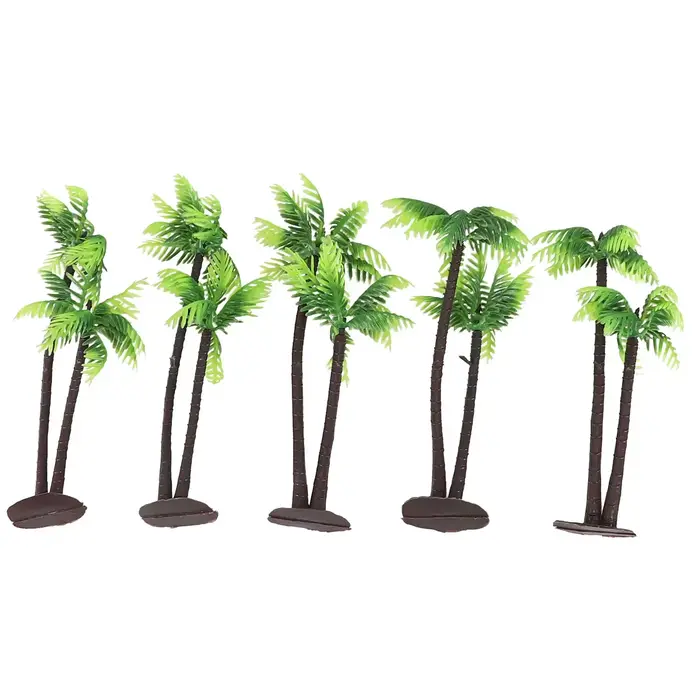 Mini palmiers en plastique, pots de plantes miniatures, artisanat bonsaï, décor d'aquarium micro pay