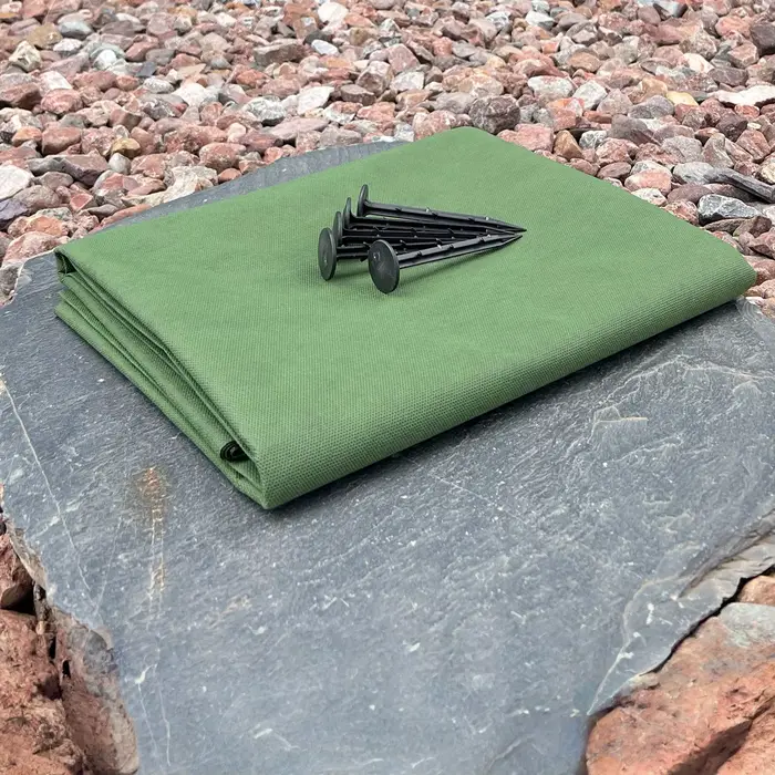 Toile anti-herbe agricole, tissu de barrière contre les mauvaises herbes pour jardin, maille anti-he