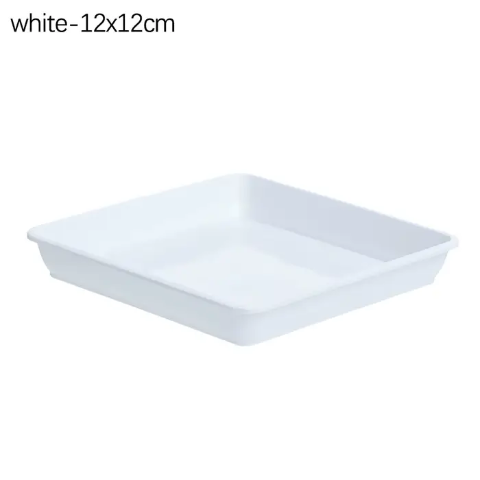 Pot de fleur de jardin, soucoupe carrée pour plantes, plateaux d'égouttement d'intérieur et d'extéri