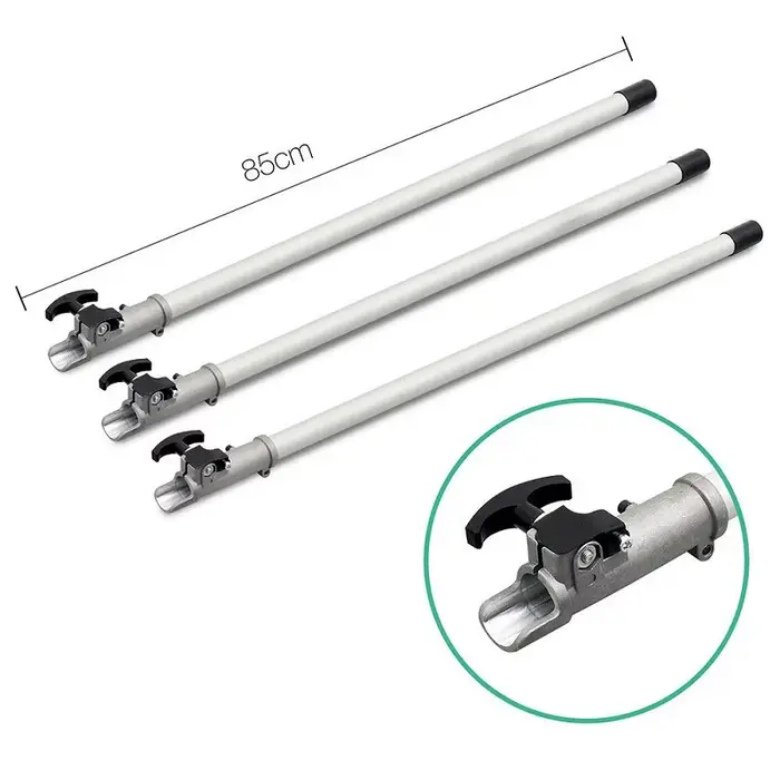 Perche d'extension de tube pour multi-débroussailleuse, arbre à 9 dents, élagueur, taille-haie, enge