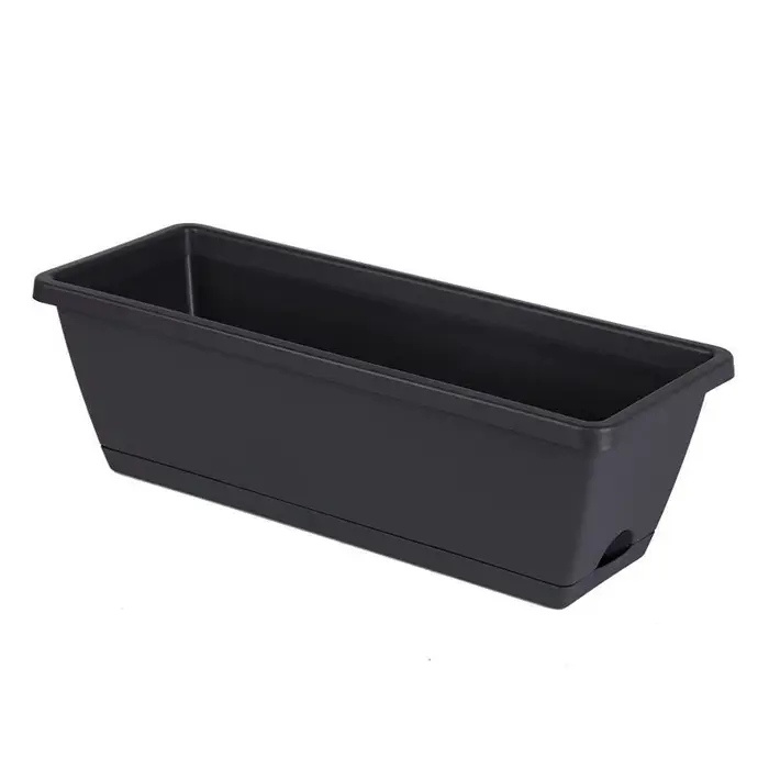 (BBQ4) Pot de culture auto-absorbant pour légumes d'intérieur avec base, trou de drainage, corde abs