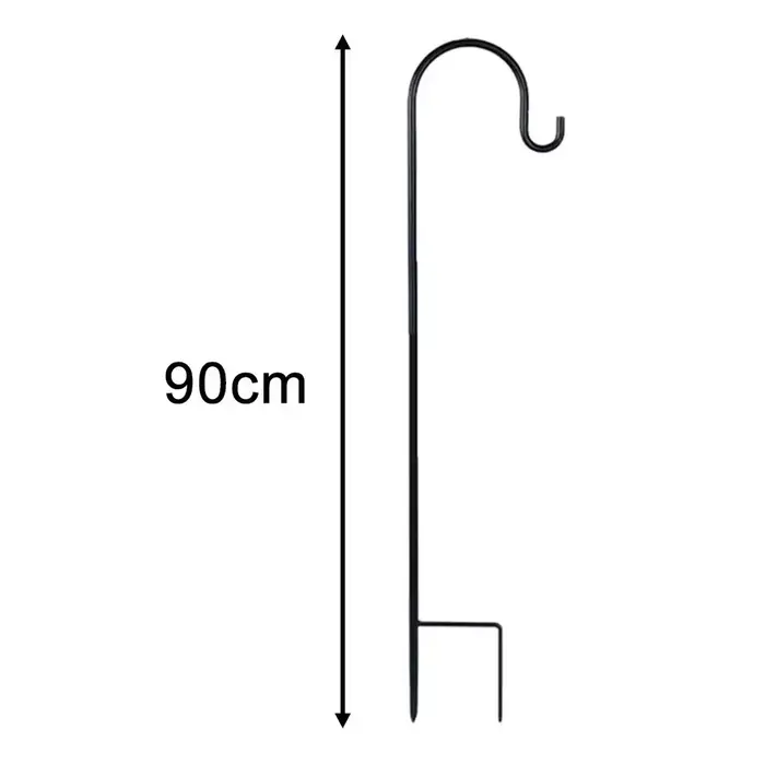 Crochets de berger 90/100/120cm, crochet artisanal pour plantes, pour suspendre des lumières solaire