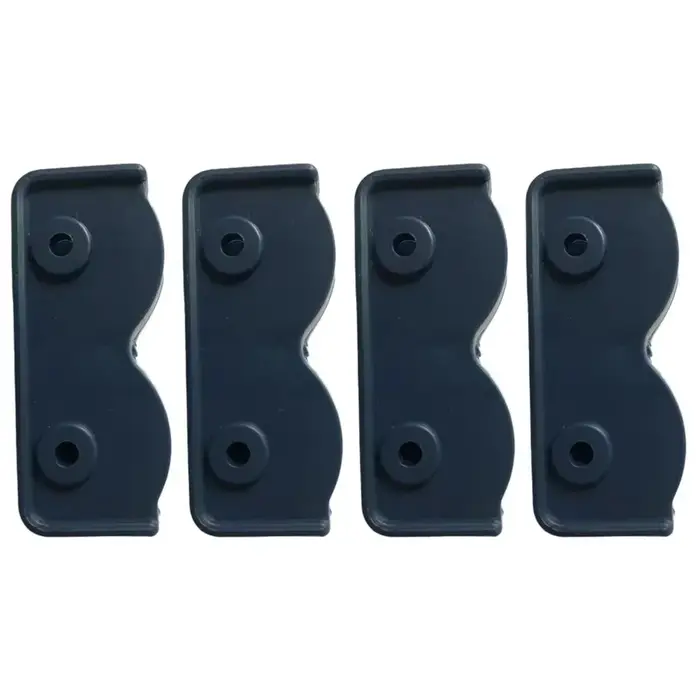 Connecteur de rechange rectangulaire en plastique noir, support de connexion pour auvent de jardin, 
