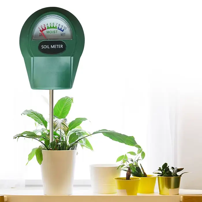 Humidimètre du sol ABS vert et Instruments de test du sol respectueux de l'environnement