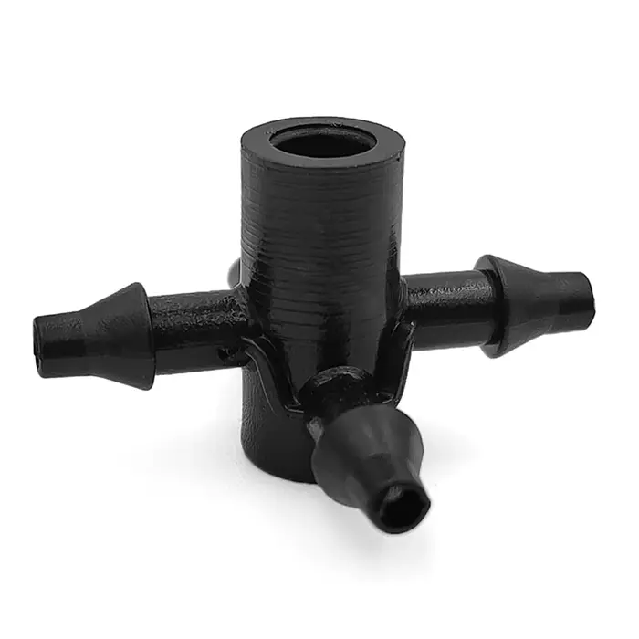 Goutteur d'irrigation à débit stable avec connecteur croisé à 4 voies, 2L, 4L, 8L, d'argile goutte à