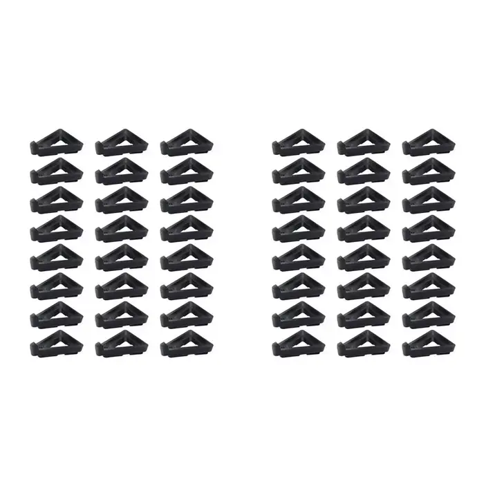 BSEVB-48 PCS Pieds de pot pour jardinières d'extérieur, supports de pot invisibles et respirants, re