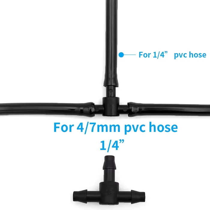 WUJIE-Connecteur de volatilité à 3 voies barbelé en plastique, tuyau d'arrosage de tube, outils de j