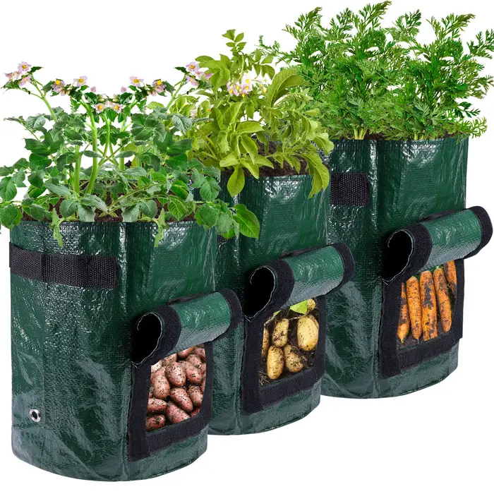 Sacs de culture de pommes de terre, 3/5/10 gallons, sacs de culture pour plantes de jardinage, pour 