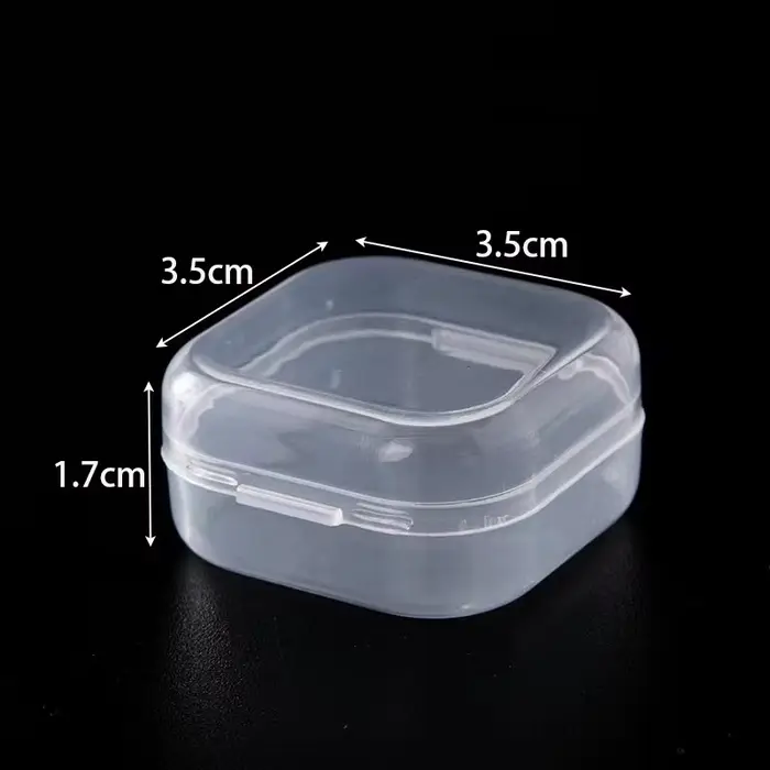 Pot en plastique avec couvercle et vis en fer, récipient transparent, pot de crème cosmétique africa