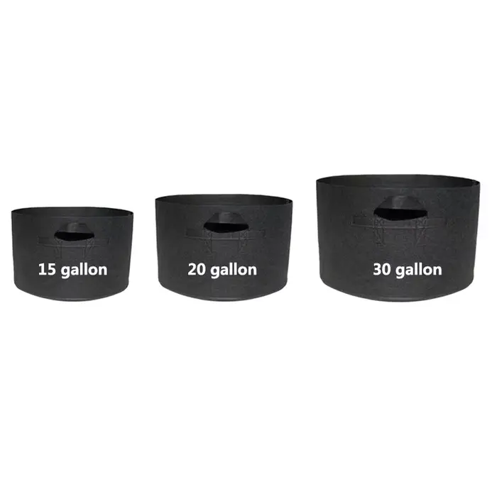 1-30 gallons grande plante fleur sacs de culture pot maison outils de jardin pomme de terre fraise tissu légumes