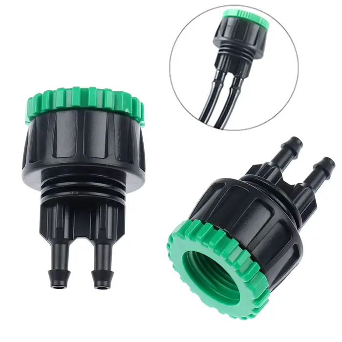 Tuyau d'arrosage 1/4" à 1/2" 3/4" femelle connecteur Y adaptateur de tuyau d'irrigation 4/7