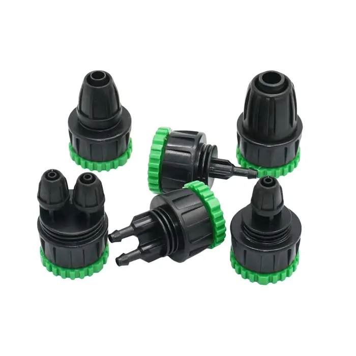 Adaptateur de système d'irrigation goutte à goutte pour tuyau d'arrosage, connecteur à filetage feme