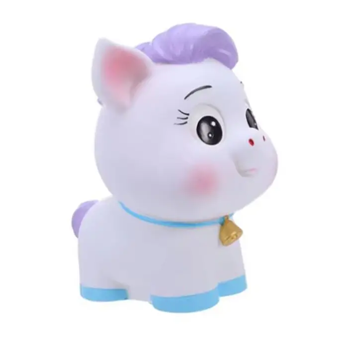 Pot d'argent cheval incassable Durable, bonne chance, boîte d'économie de pièces de monnaie mignonne