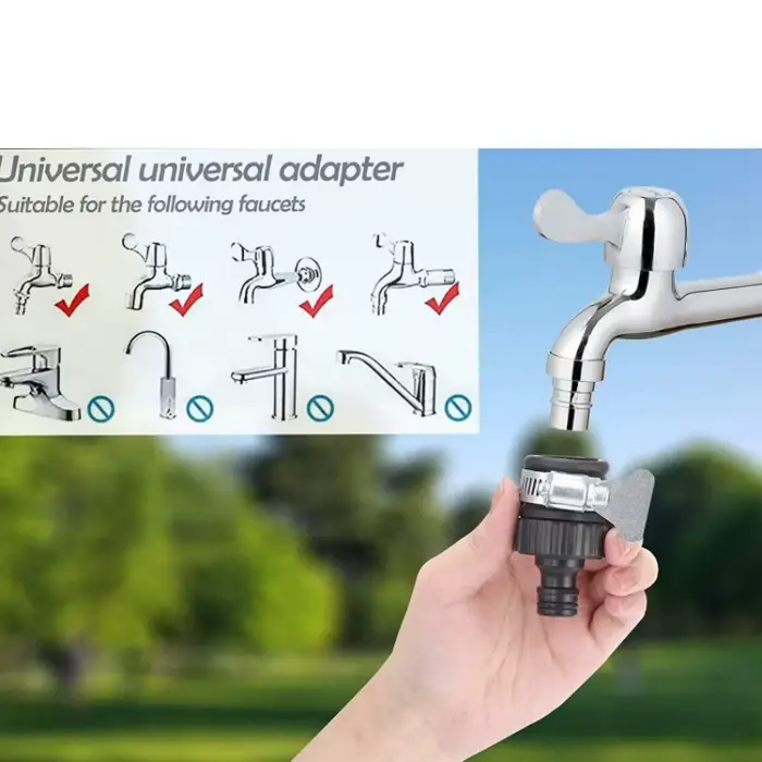 Adaptateur de robinet universel, connecteur d'eau de jardin, Conversion de robinet, tuyau de 16mm, a