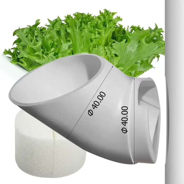 Outil de culture sans sol, tasse de pépinière de colonisation hydroponique, avec éponge de culture, 