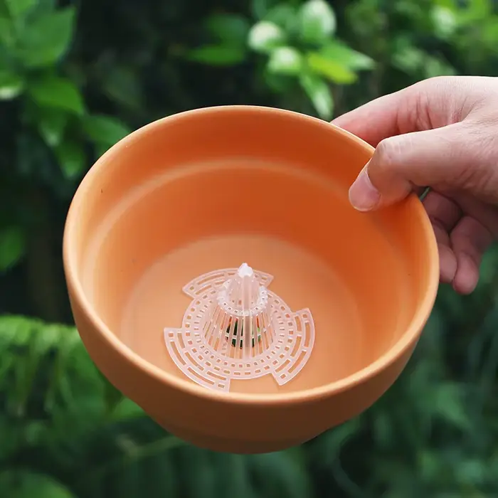 Pot de fleur étanche, trou, maille, tasse conique, bonsaï, grille conique, polymères astronomiques, 