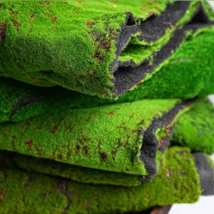 Faux gazon artificiel en mousse, Simulation de fausses herbes, gazon synthétique, décoration murale,