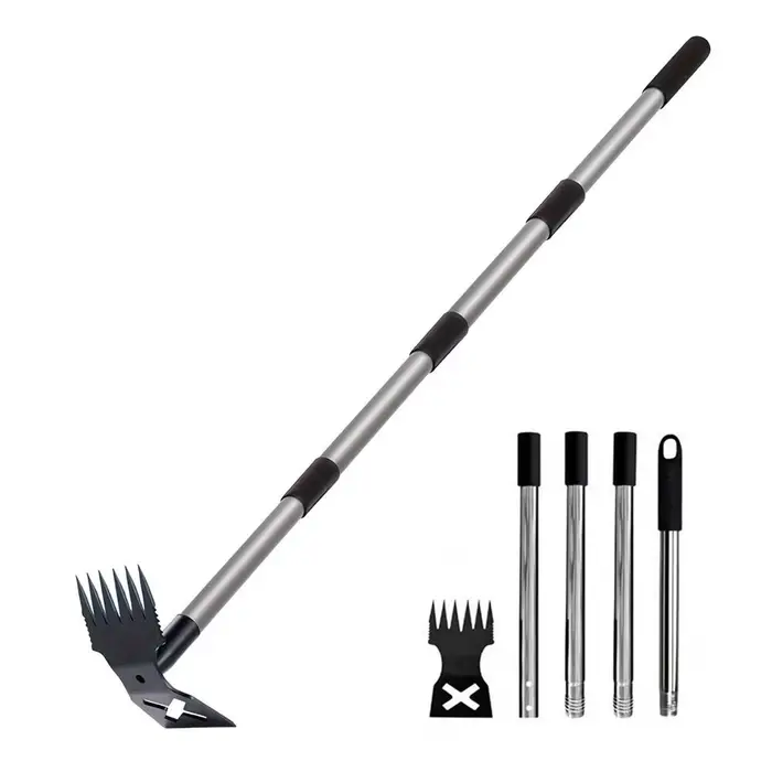 Outil de désherbage avec long manche