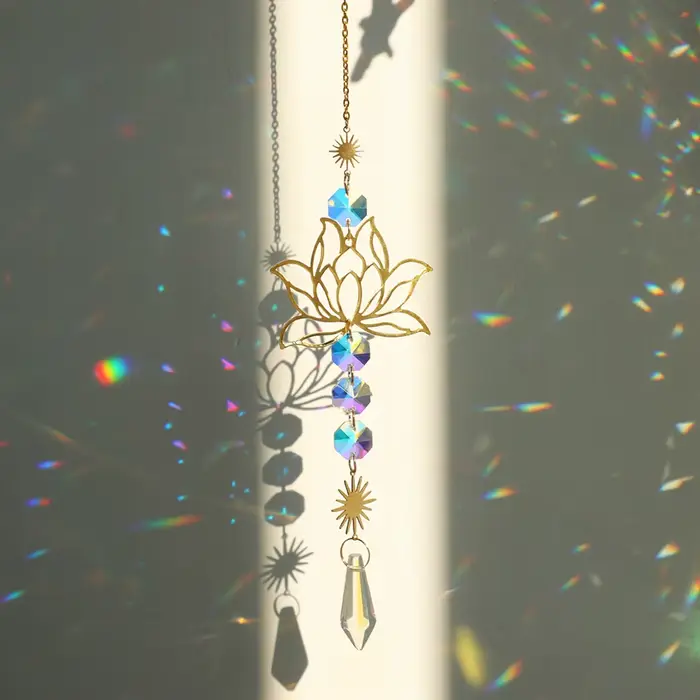 Attrape-Soleil en Clip pour Décoration de Jardin, Citroprisme, Arc-en-Ciel, Lumière, Fenêtre, Orneme