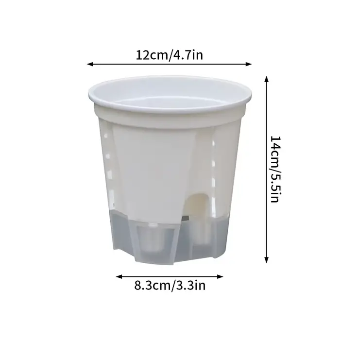Pot auto-arrosant, pot à eau au fond, pot pour orchidées, pots à fleurs pour plantes, pot de jardin,