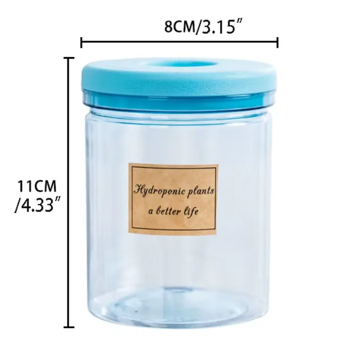Pot de fleur hydroponique transparent, vase de plantation d'eau, conteneur paresseux, plantes britto