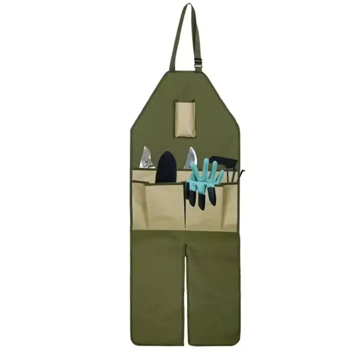 Nouveau Tablier de jardinage avec plusieurs poches, Protection des jambes pour la coupe extérieure, 