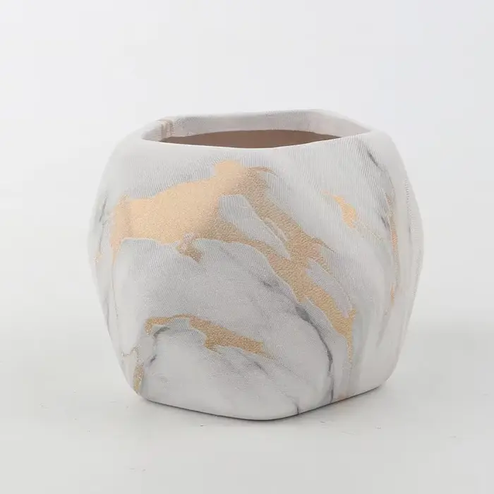 Pots de fleurs succulentes à transfert d'eau en céramique, vase d'art nordique créatif, décorations 